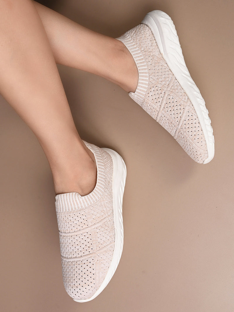Women Round Toe Lightweight Sneakers-12