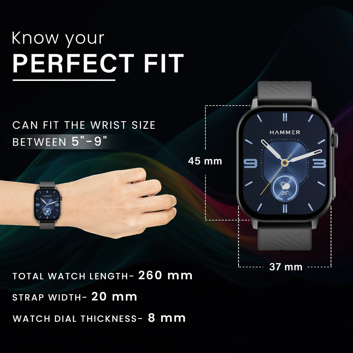 Hammer Arctic 2.04" Super Amoled Display Bluetooth Calling Smartwatch-28