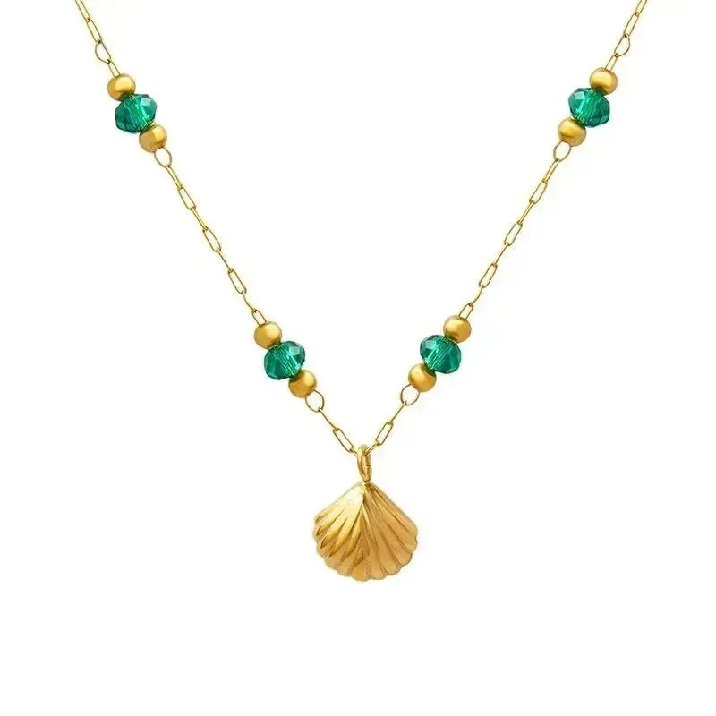 Luxy Shell Necklace & Bracelet