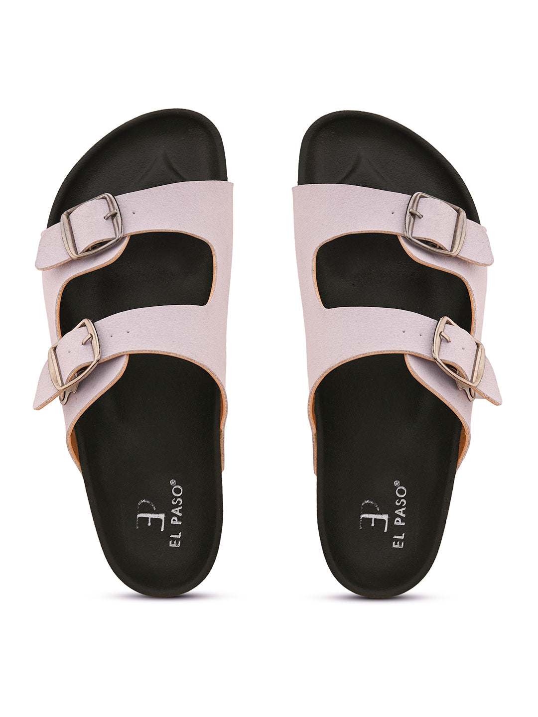 Women Open Toe Flats with Buckles-17