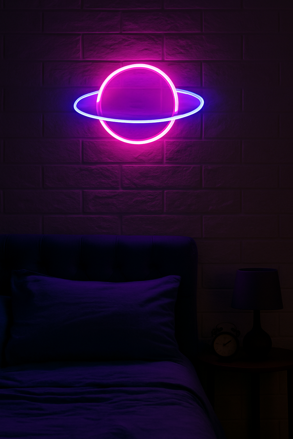 Planet Neon Sign (12x12 inches) Neonsignsindia