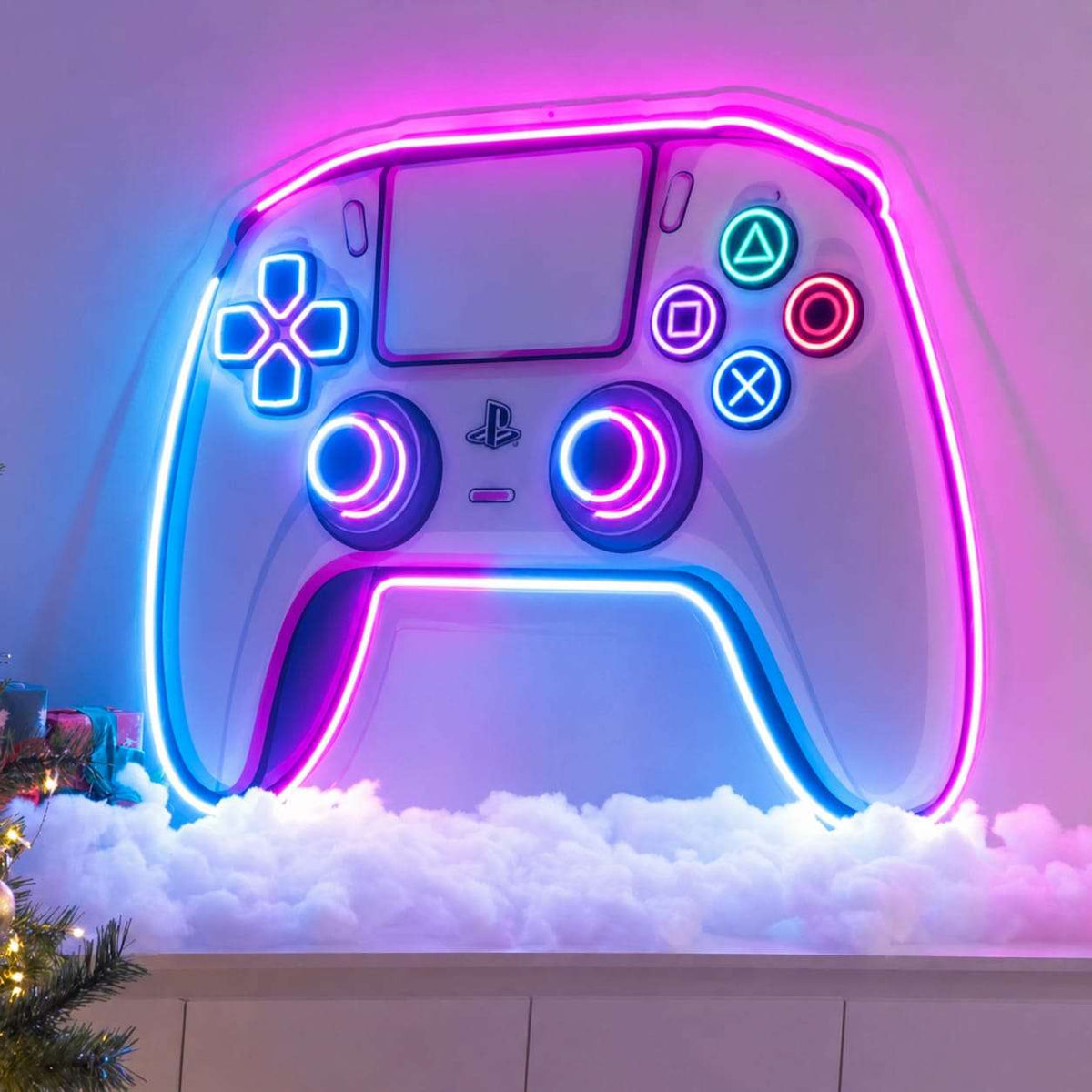PlayStation Controller Neon Sign App Controlled LED Wall Light - Neonsignsindia
