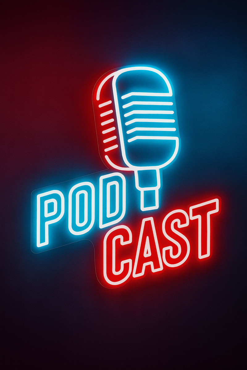 Podcast Microphone LED Neon Sign – Studio Wall Light (3 *2 ft) Neonsignsindia