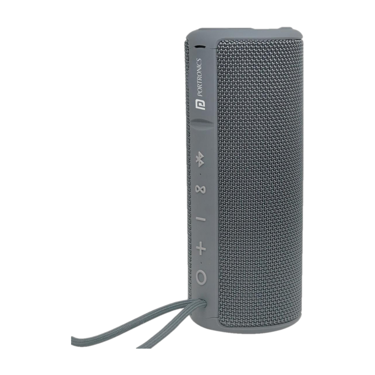 Portronics Breeze Plus 20W Portable Stereo Speaker with TWS, Aux in, Water Resistant 20 W Bluetooth Speaker (Grey, Stereo Channel)