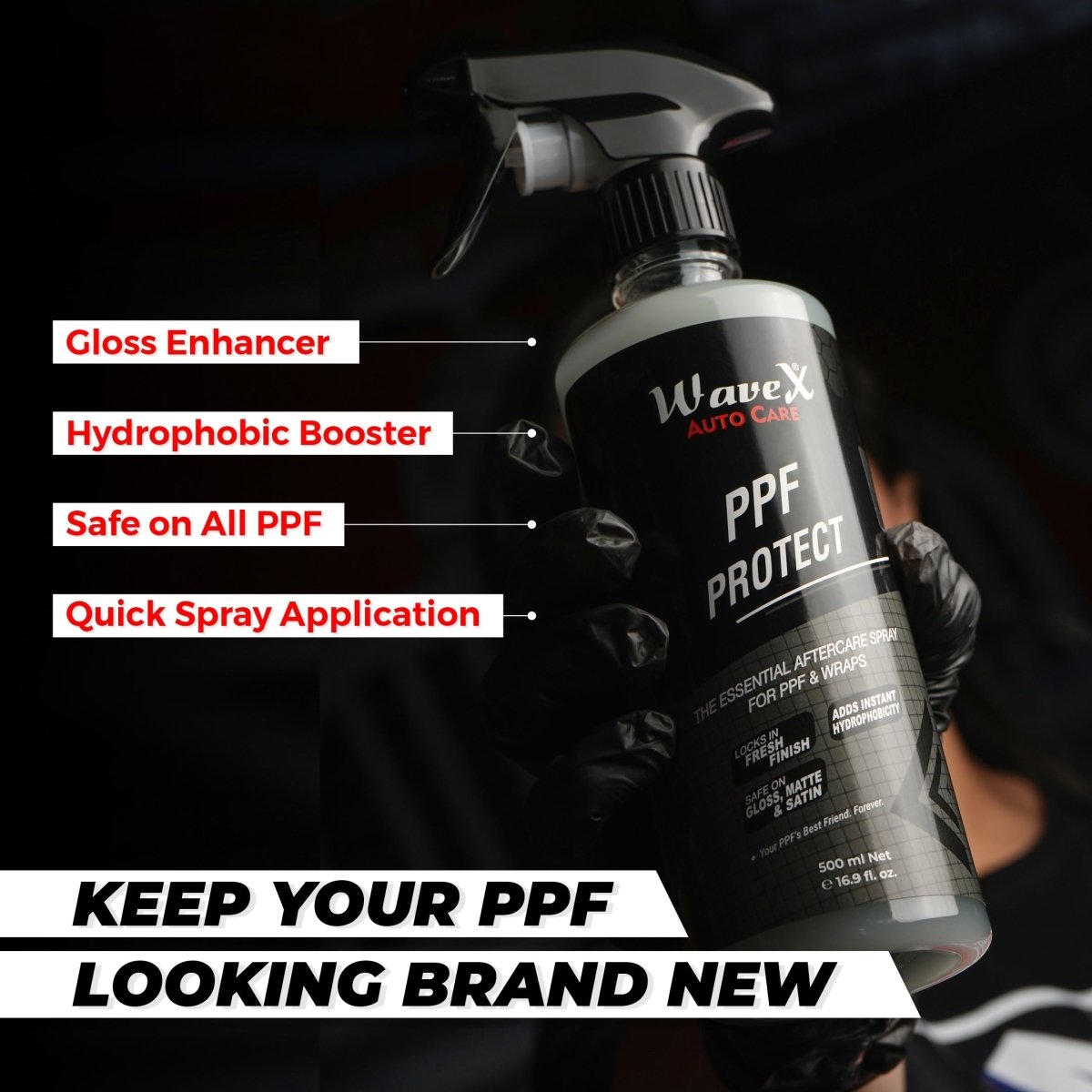 PPF PROTECT – ESSENTIAL AFTERCARE SPRAY FOR PAINT PROTECTION FILM