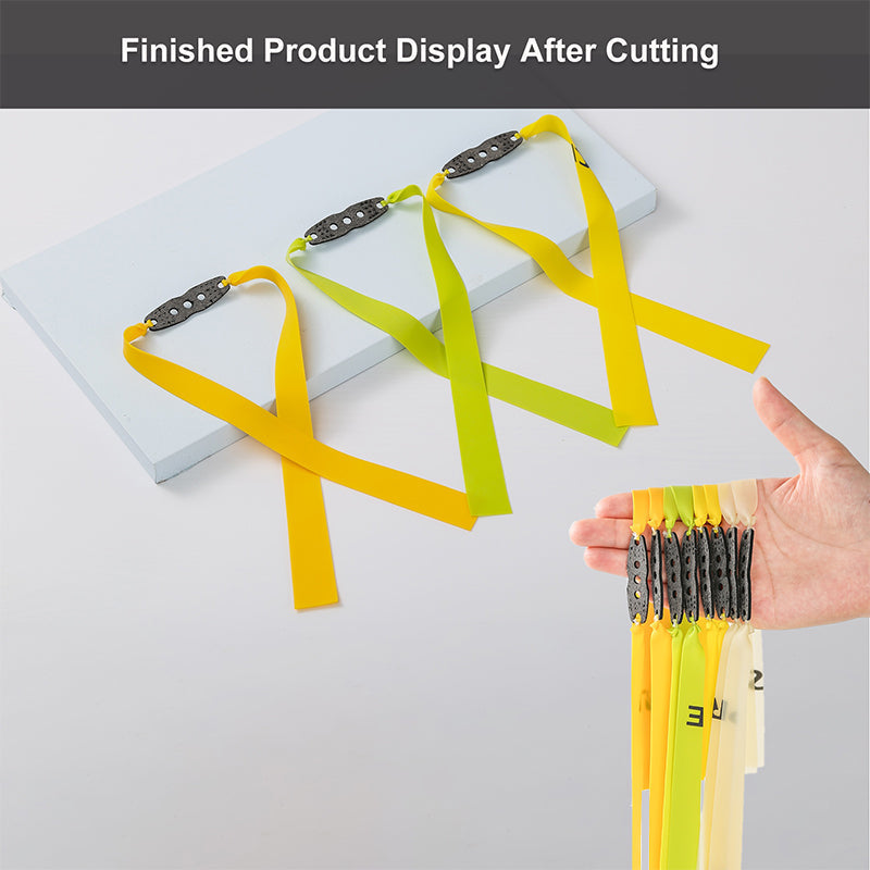 Precise Multicolor Elastic Flat Rubber Band 0.4mm-1.0mm Thickness