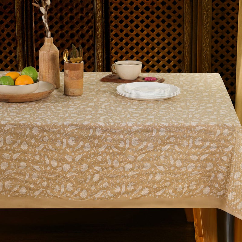 Handprinted Table Cloth in Pure Cotton for a 6 seater dining table