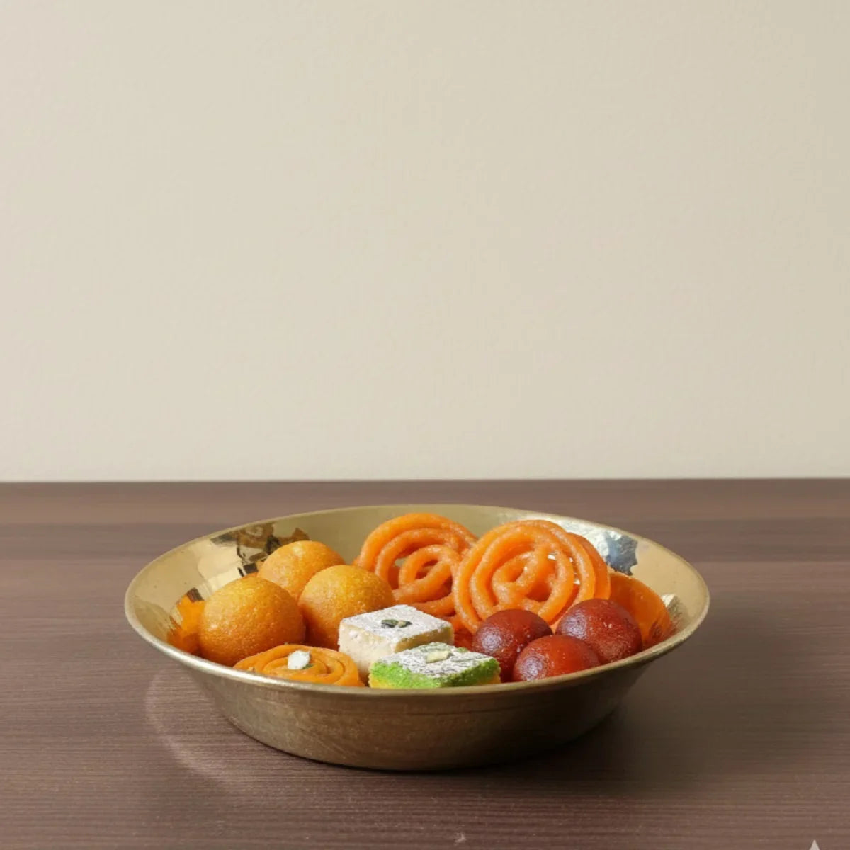 Rakesh Ji Ka Brass Paraat - Medium 10" (Without Tin Coating)