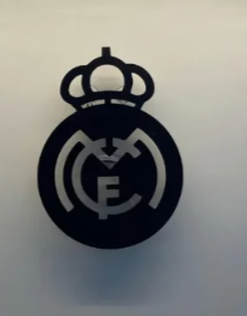 Real Madrid Blue Glow LED Neon Wall Light – Premium Football Logo Decor Neonsignsindia