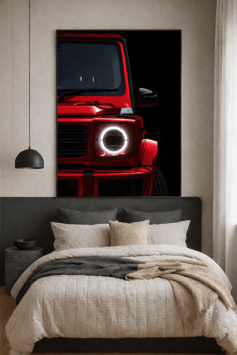 Red Beast G-Wagon Neon Wall Art Neonsignsindia