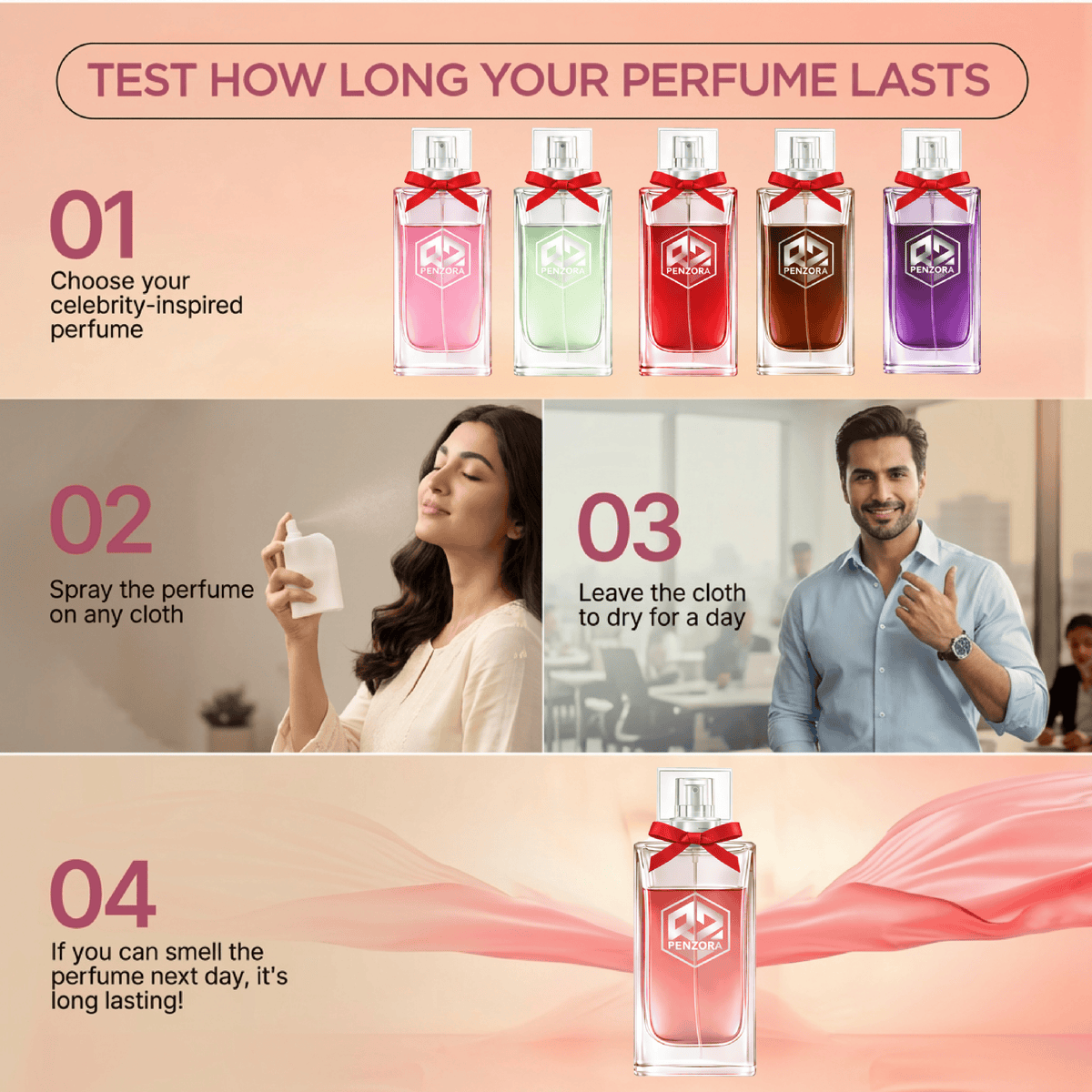 Benzora 8'O' Clock Eau de Parfum - 60 ml (Unisex)-4