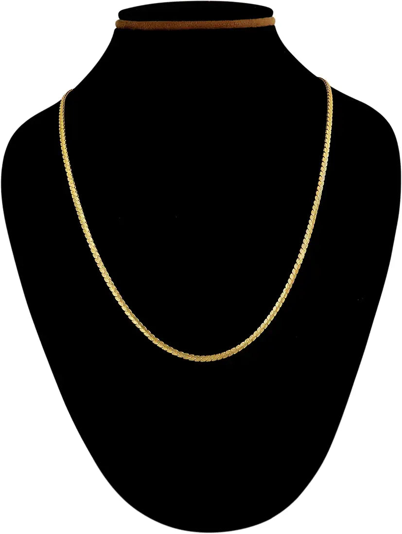 22K Gold Designer Minimal Chain Women Daily Wear India
