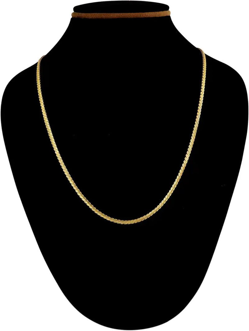 22K Gold Designer Minimal Chain Women Daily Wear India