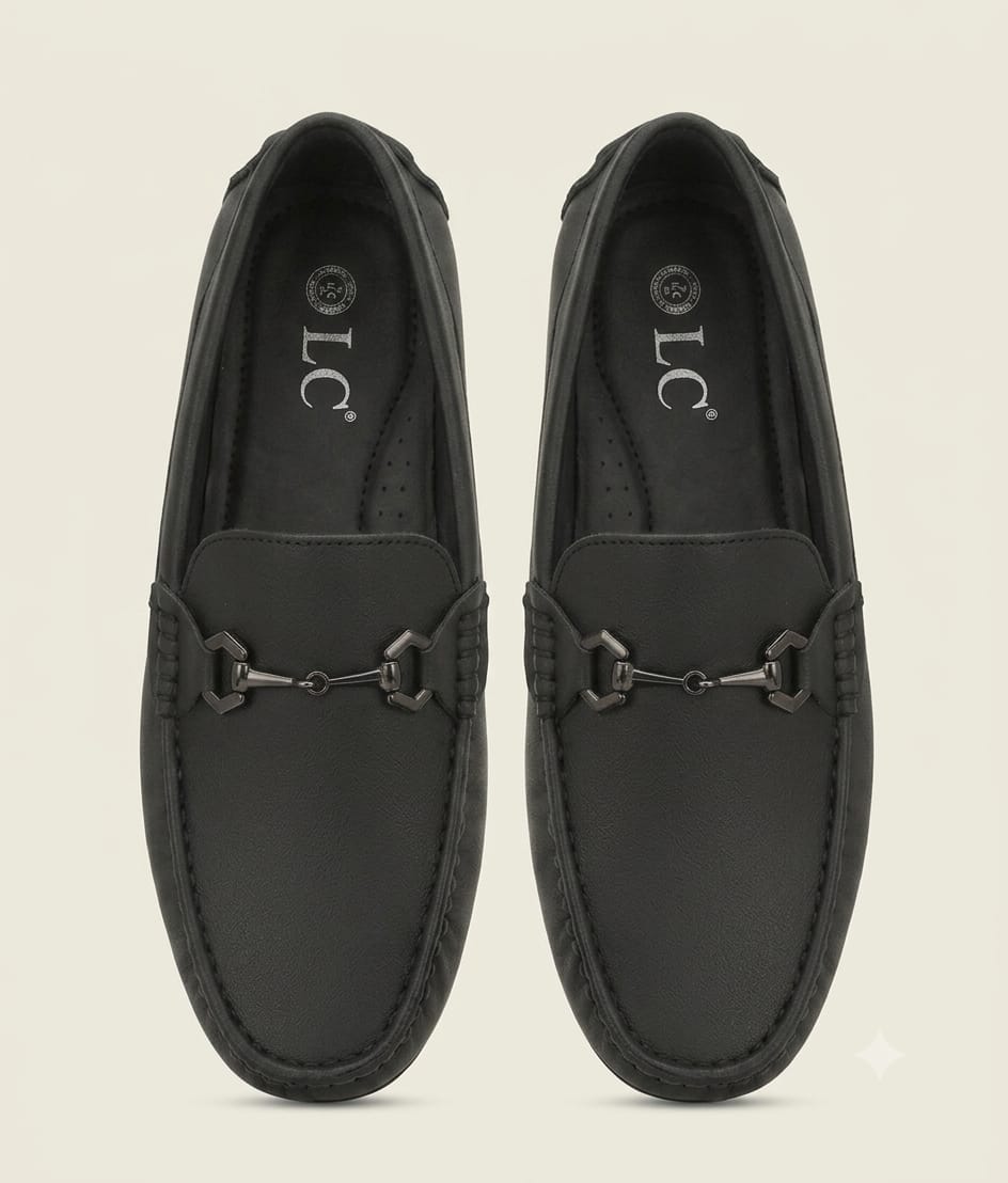 Lee Carry- Leather Loafers-Black-2