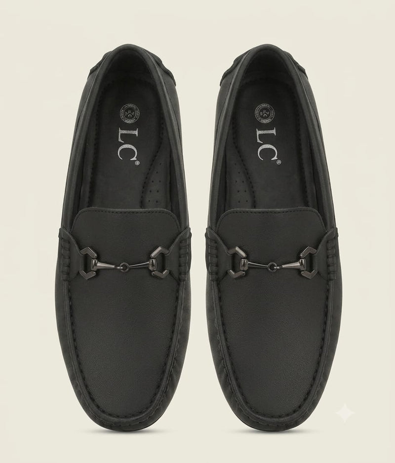 Lee Carry- Leather Loafers-Black-2