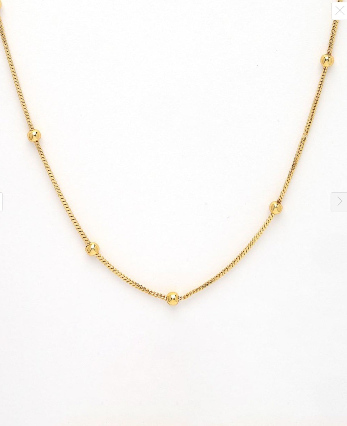 22K Gold Minimal Chain Women Anti-Tarnish UniqueJewels.in