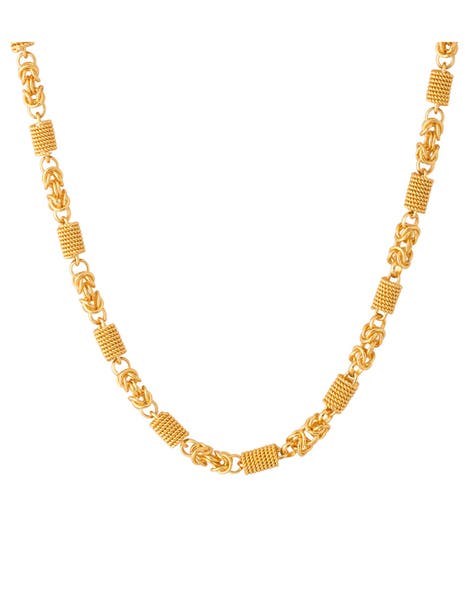 22K Gold Rolling Chain Men Handcrafted Daily Wear India