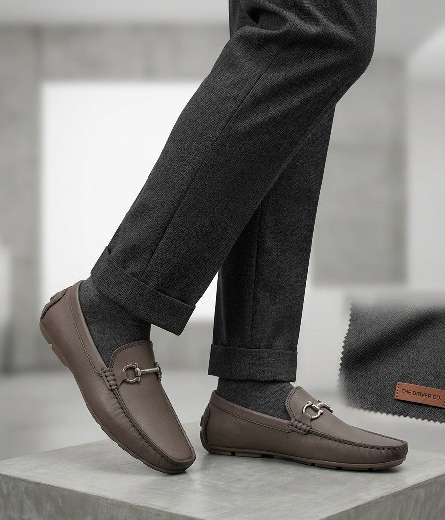 Soez&Out- Leather Loafers- Brown/ Black-1