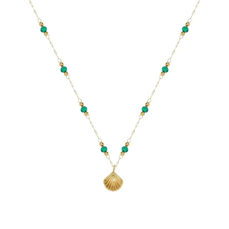 Luxy Shell Necklace & Bracelet