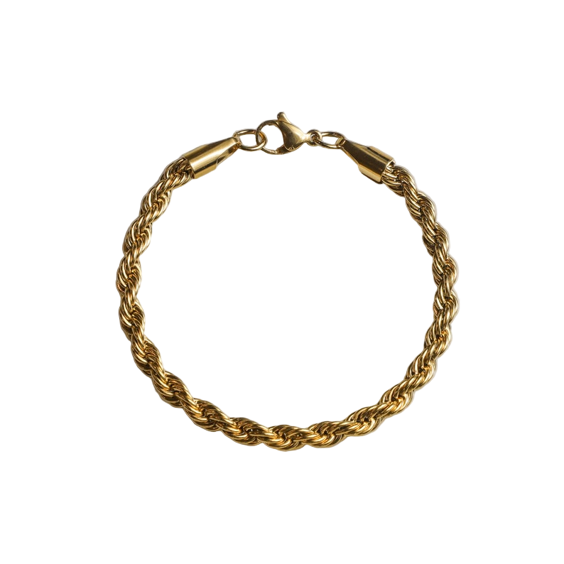 Rope Chain Bracelet Worn on Wrist Men UniqueJewels.in India
