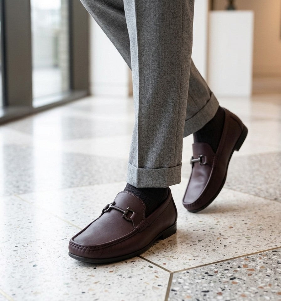 Adler-Leather Loafers -Brown/Black-3