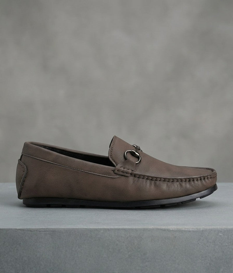 Blue Ocean- Leather Loafers- Brown-3