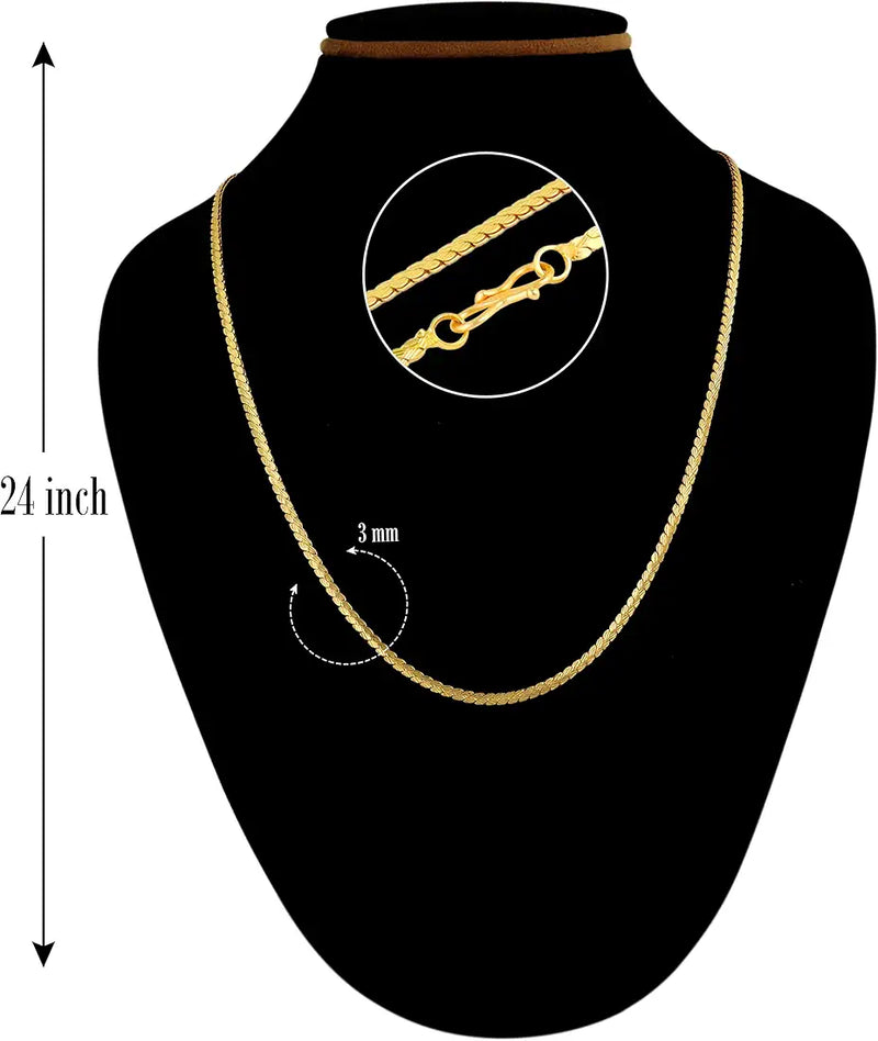 Designer Minimal Gold Chain Women S-Hook Anti-Tarnish