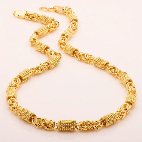 Rolling Chain Big Close Up 22K Gold Plated Men India