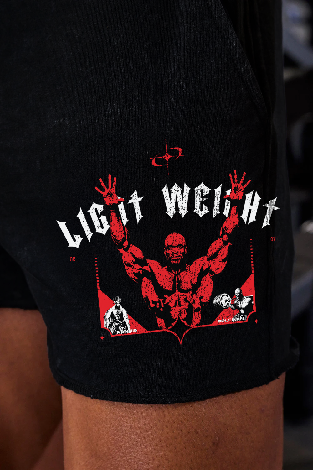 Black - Light Weight Baby - Short Shorts 101