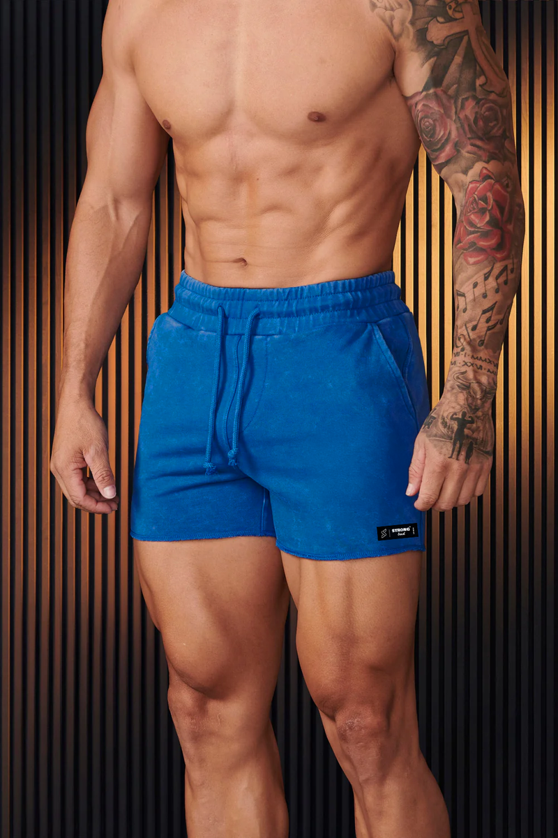 Short Shorts 101 - Royal Blue - Plain