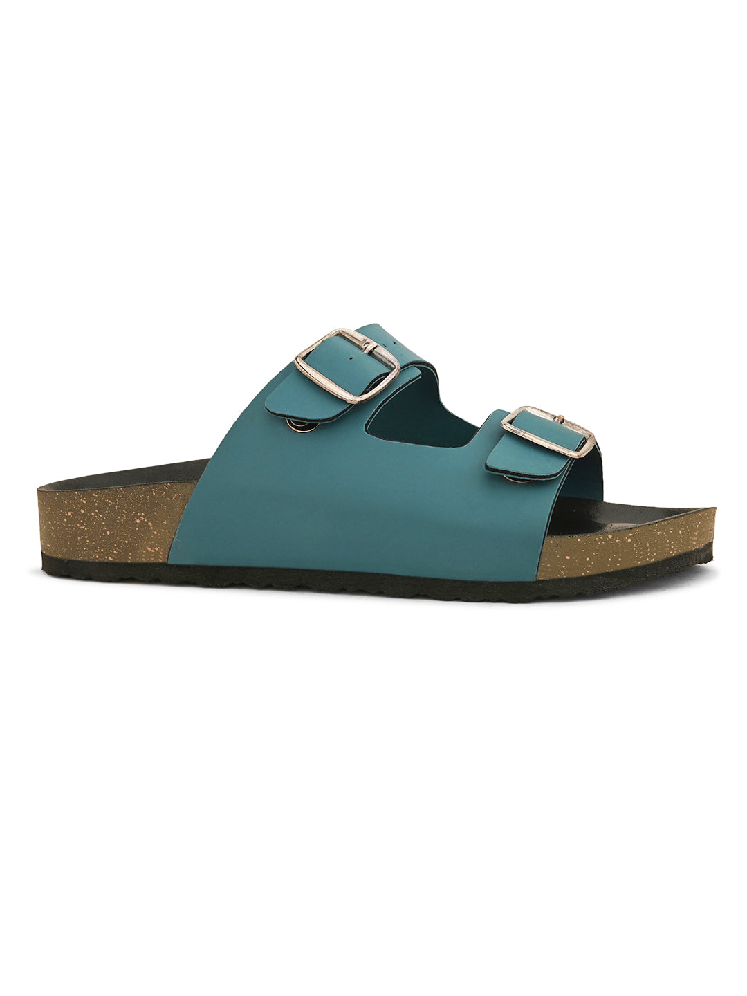 Women Open Toe Flats with Buckles-21