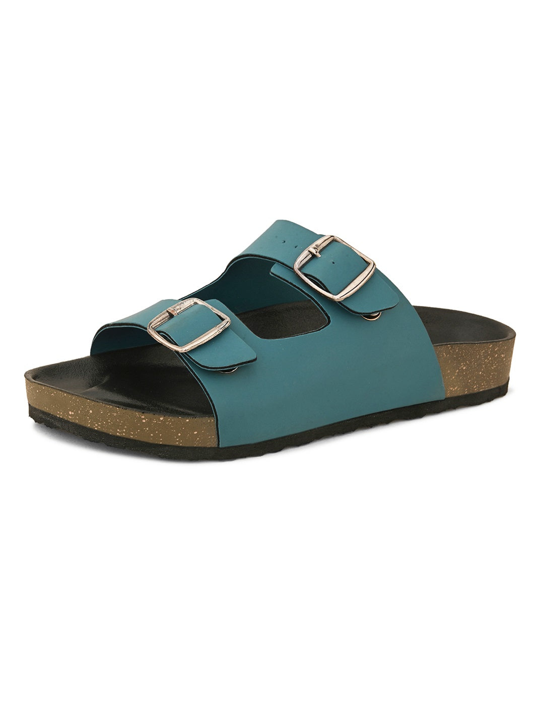 Women Open Toe Flats with Buckles-22