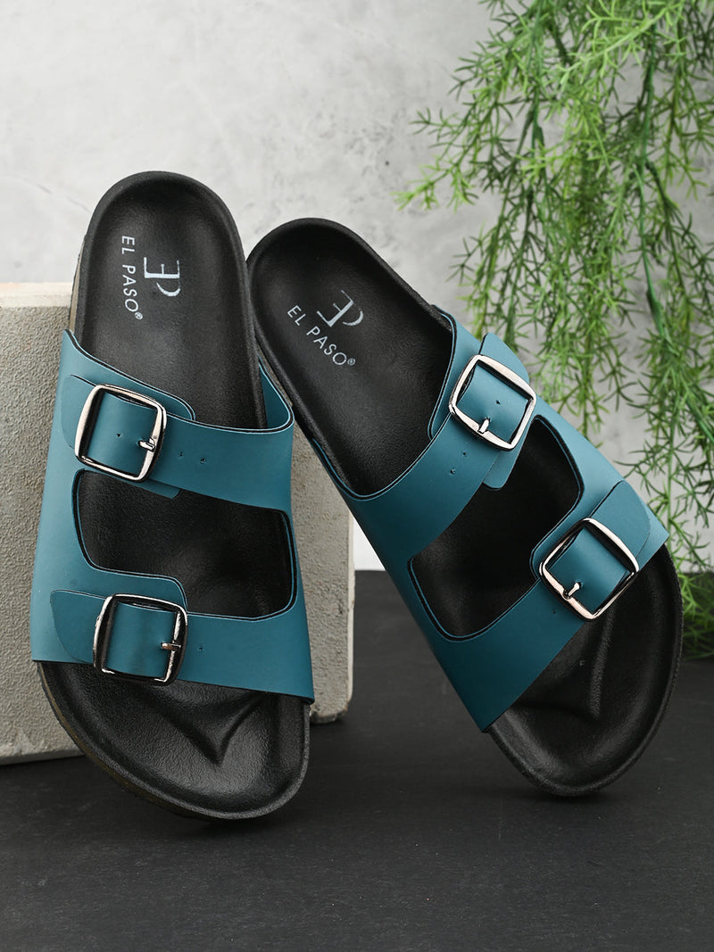 Women Open Toe Flats with Buckles-24