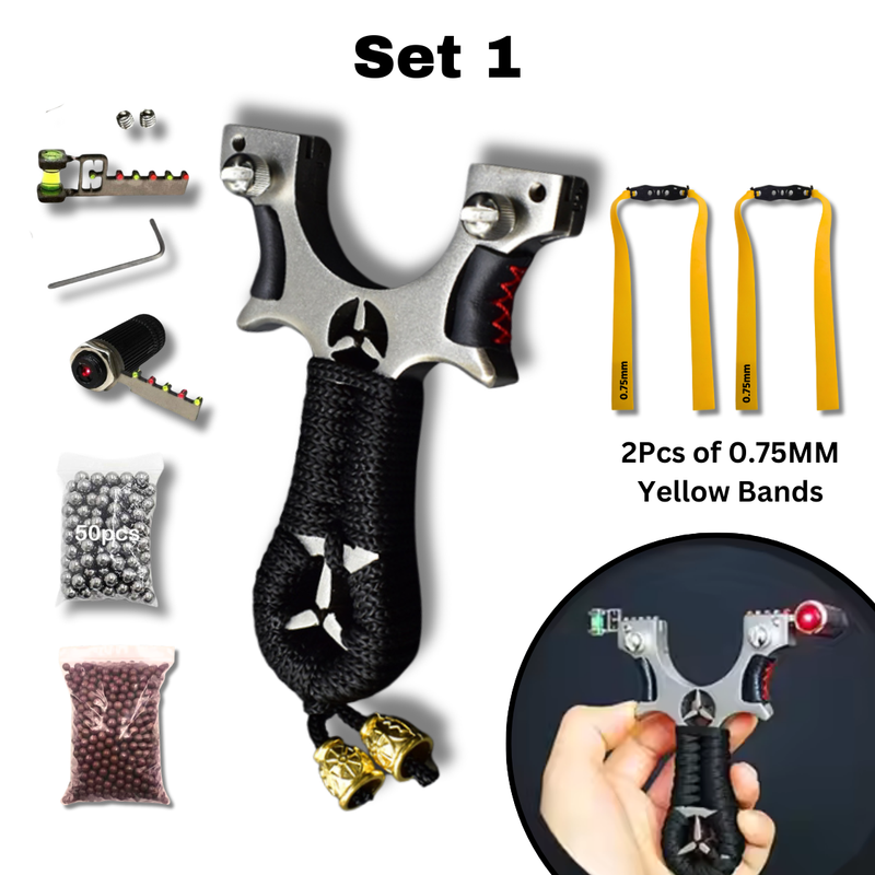 Marksman® Flying Bird Mercedes Benz Premium Stainless Steel Slingshot | Different Thickness Options