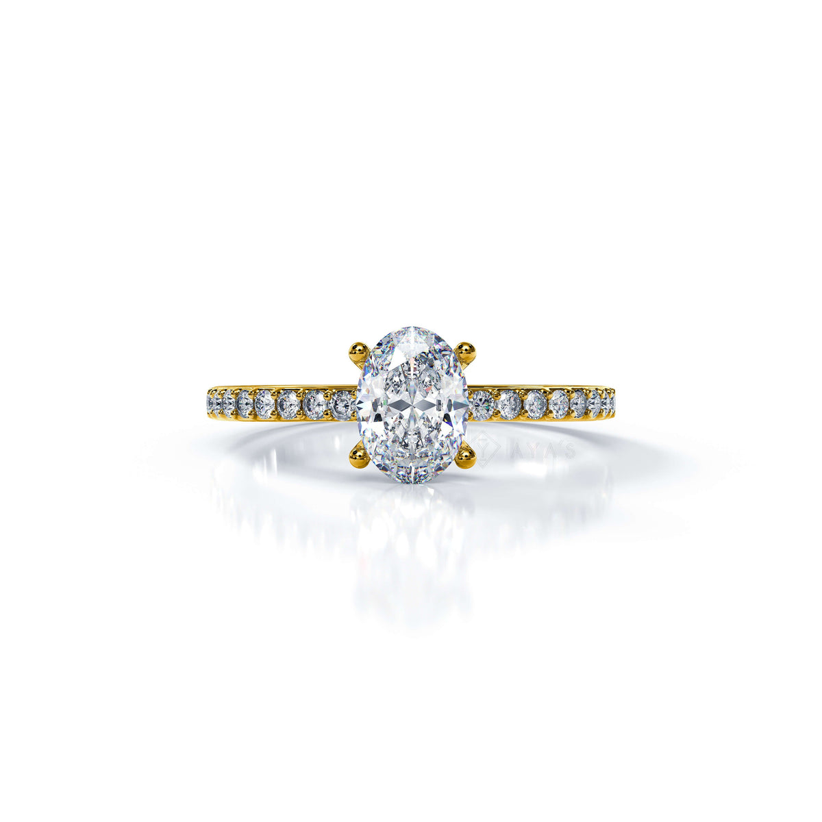Silver Evoliette Solitaire Ring