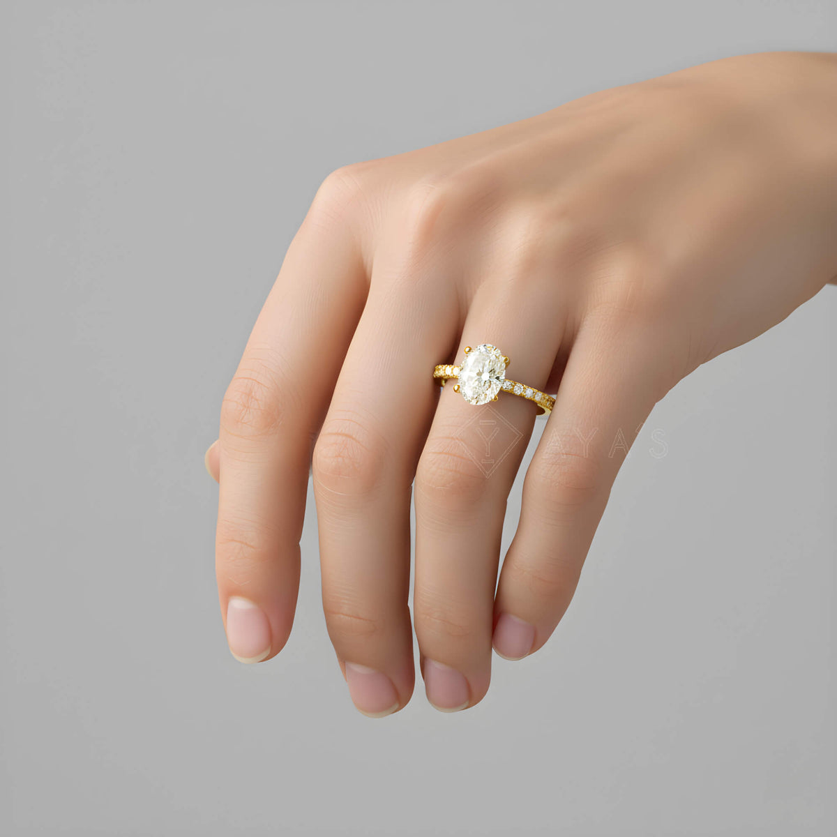 Silver Evoliette Solitaire Ring