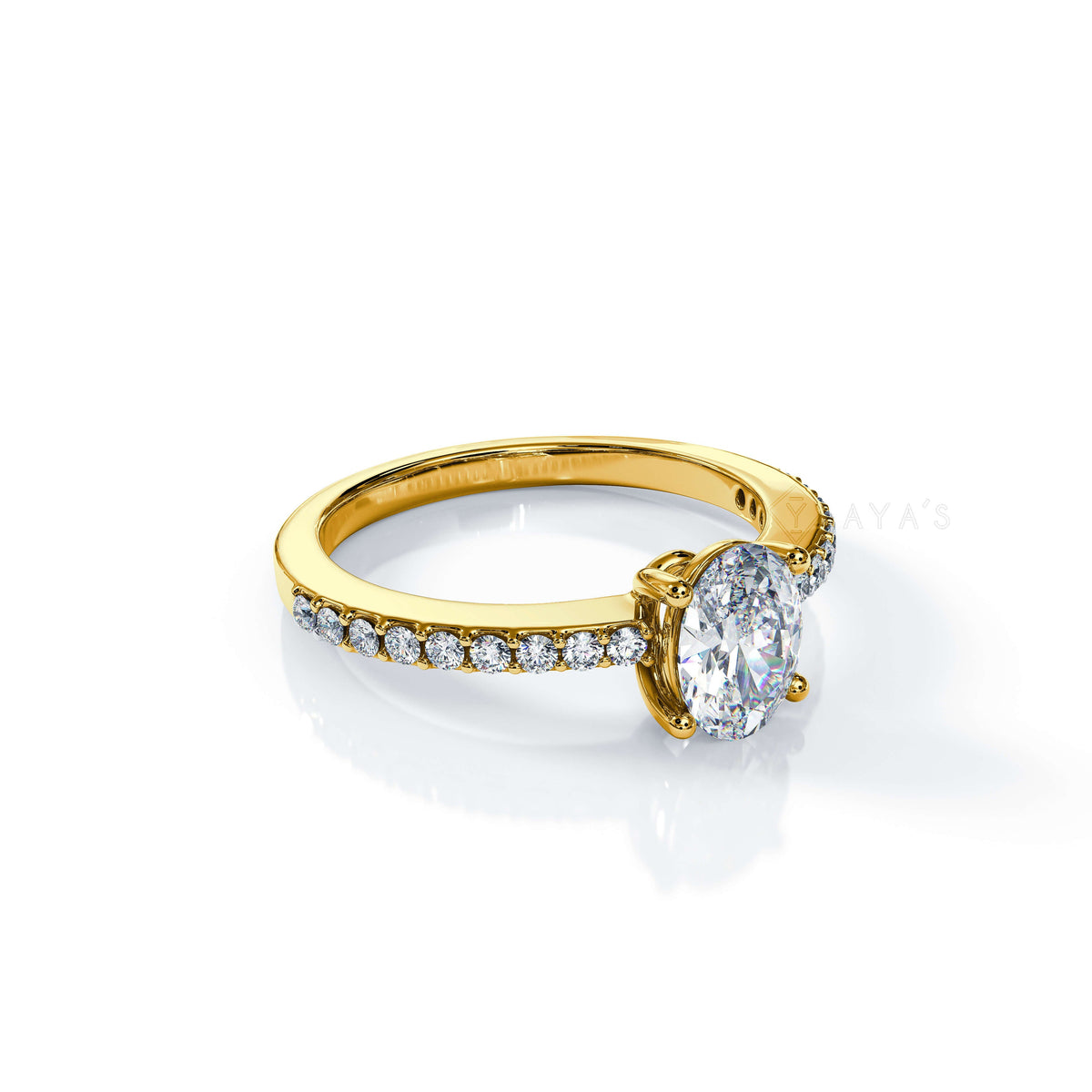 Silver Evoliette Solitaire Ring