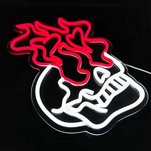 Skull Head Neon Signs (16.1 * 10.6in) Neonsignsindia
