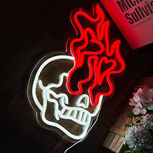 Skull Head Neon Signs (16.1 * 10.6in) Neonsignsindia