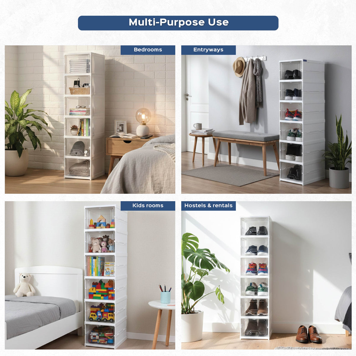 6 Layer Sneaker Pair Box Organizer