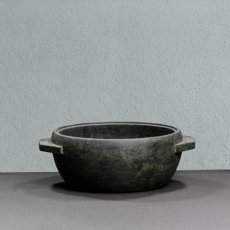 Soapstone Cookware Kalchatti With Lid (Treated)-3