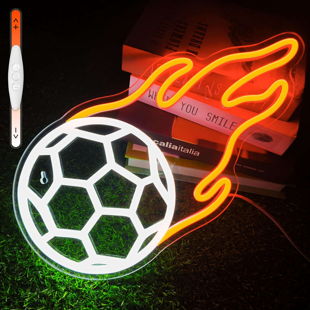 Soccer Neon Sign (13*10 inches) Neonsignsindia