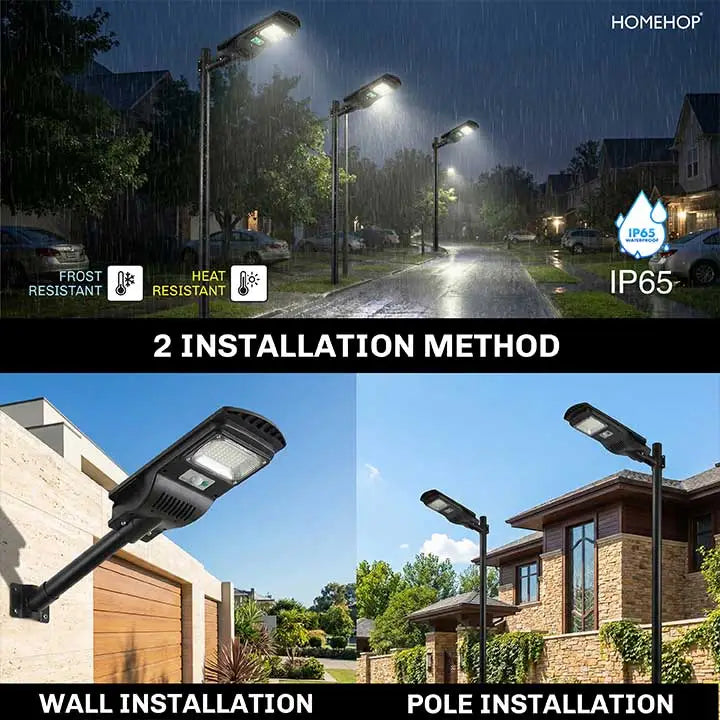 Solar Light For Street Outdoor Waterproof With Motion Sensor For Home, Village ( Remote, 50W )