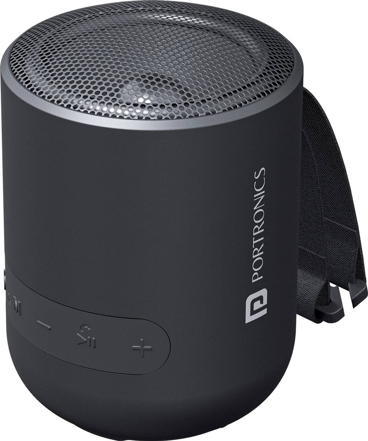 Portronics Soundpot 20W Wireless Bluetooth Portable Speaker with 360° immersive Sound 20 W Portable Bluetooth Speaker (Black, Stereo Channel)
