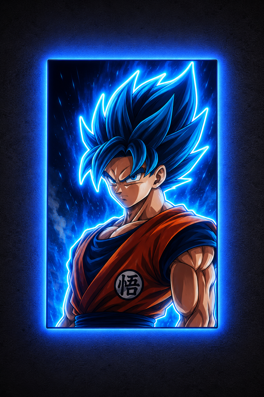 Goku Super Saiyan Blue LED Panel