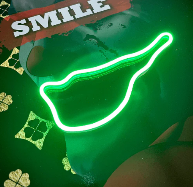 The Joker Smile LED Wall Art | Iconic Villain Pop Culture Neon Art Neonsignsindia
