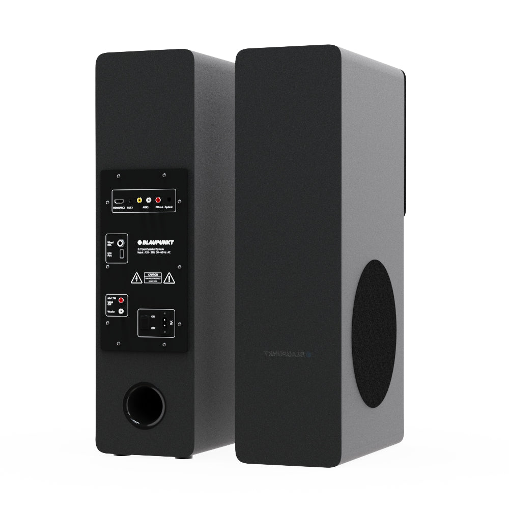 TS120 Bass 140W Bluetooth Tower Speakers Black-42