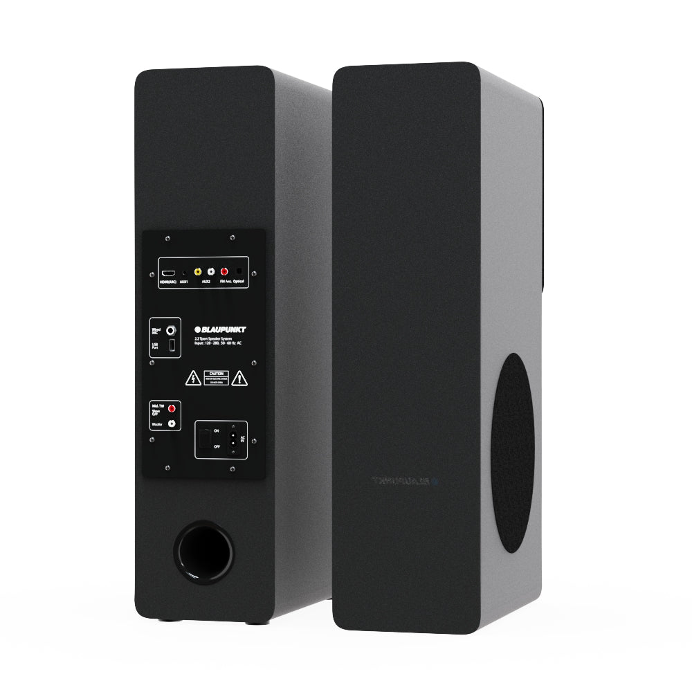 TS120 Bass 140W Bluetooth Tower Speakers Black-43