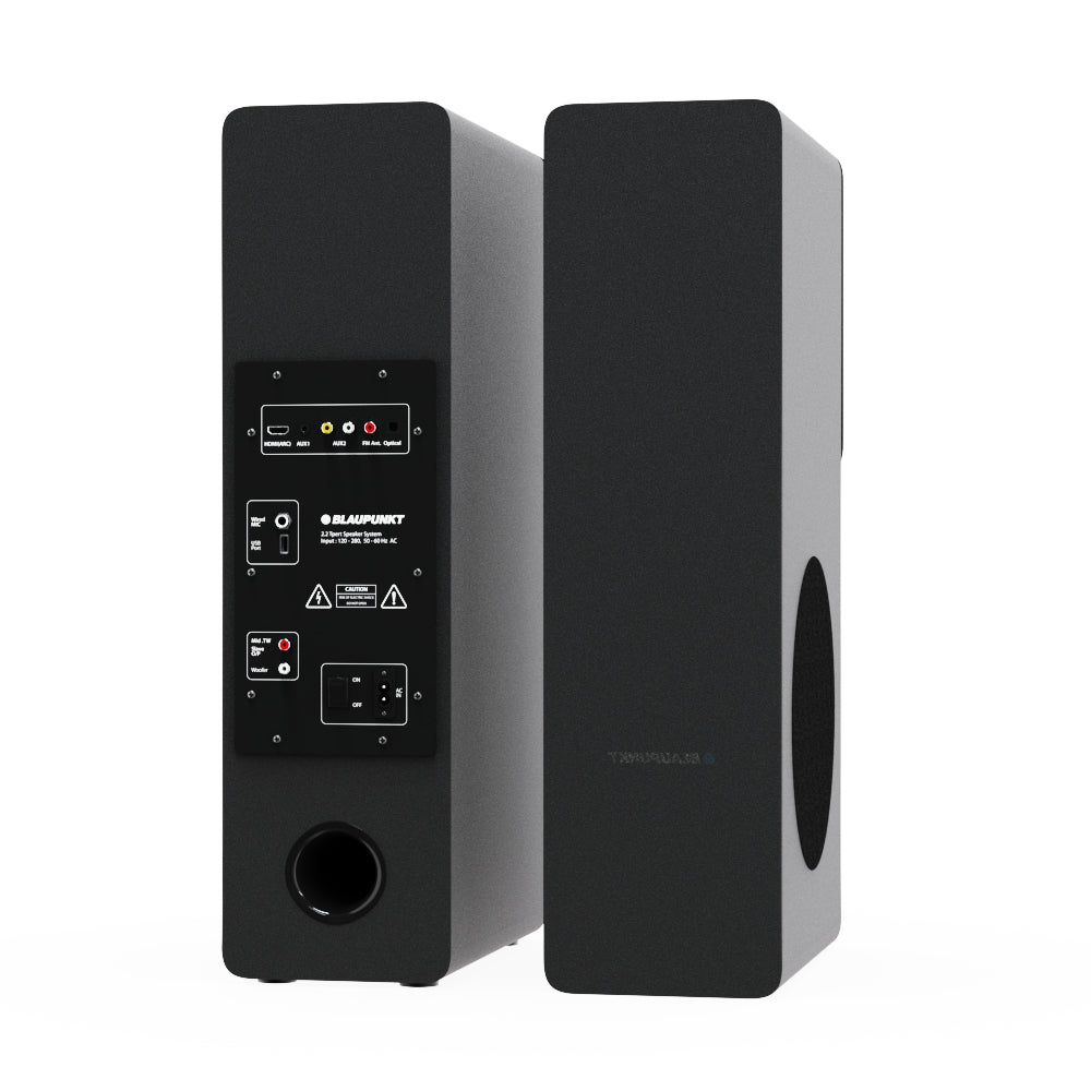 TS120 Bass 140W Bluetooth Tower Speakers Black-44