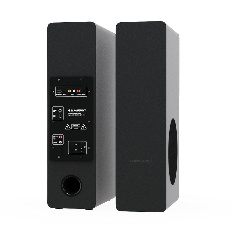 TS120 Bass 140W Bluetooth Tower Speakers Black-44